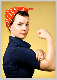 Rosie The Riveter by Miss-Drea
