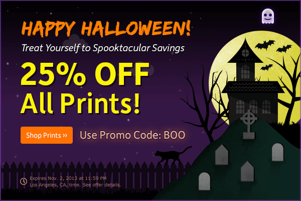 HAPPY HALLOWEEN! 25% OFF All Prints