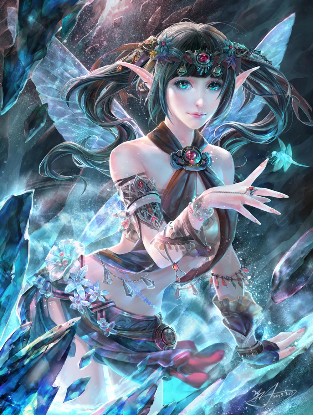 collection amongst the elves and fae by techgnotic on christmas in the silent forest