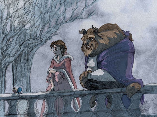 Fan Art Friday Beauty And The Beast By Techgnotic On Deviantart