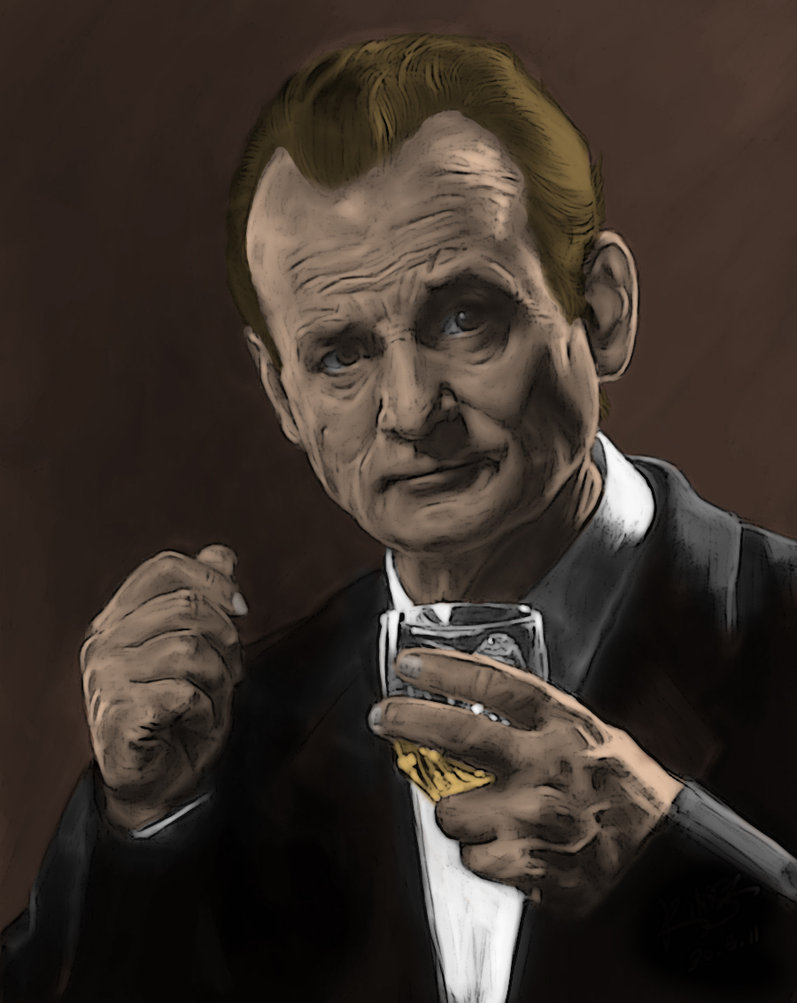 Bill Murray: Can A Painting Save A Life? by techgnotic on DeviantArt