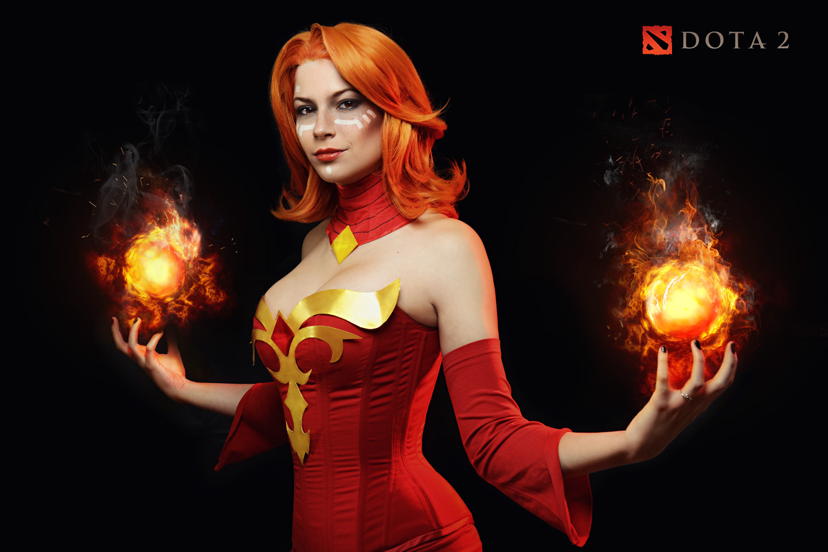 Lina Dota 2 Cosplay By Luckystrikecosplay On Deviantart