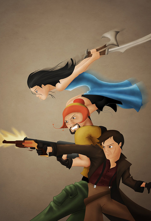 Fan Art Friday: Firefly / Serenity by techgnotic on DeviantArt