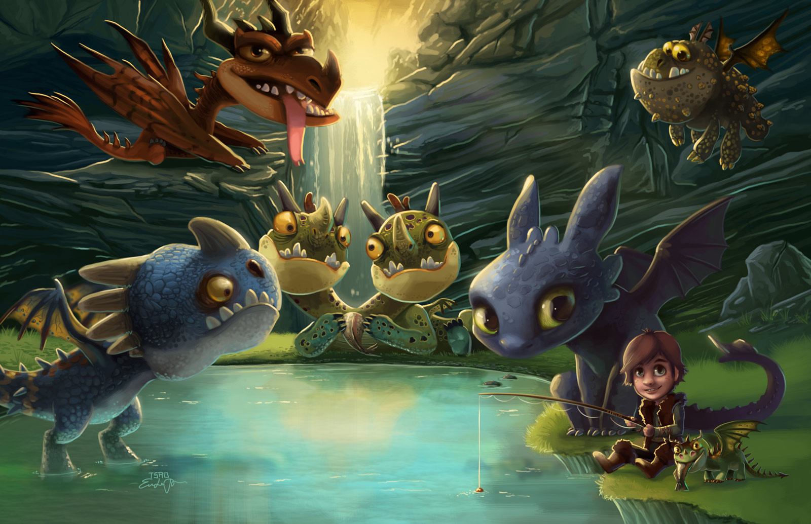 Fan Art Friday How to Train Your Dragon by techgnotic on