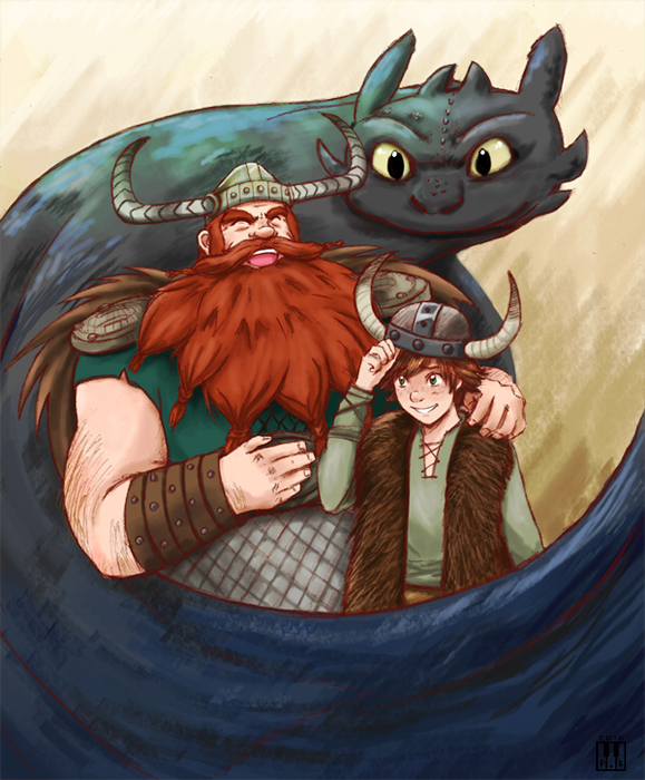 Fan Art Friday: How to Train Your Dragon by techgnotic on DeviantArt