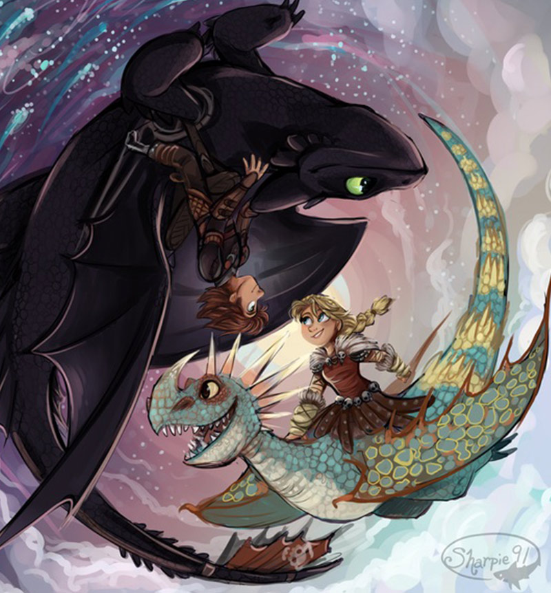 Fan Art Friday How to Train Your Dragon by techgnotic on DeviantArt