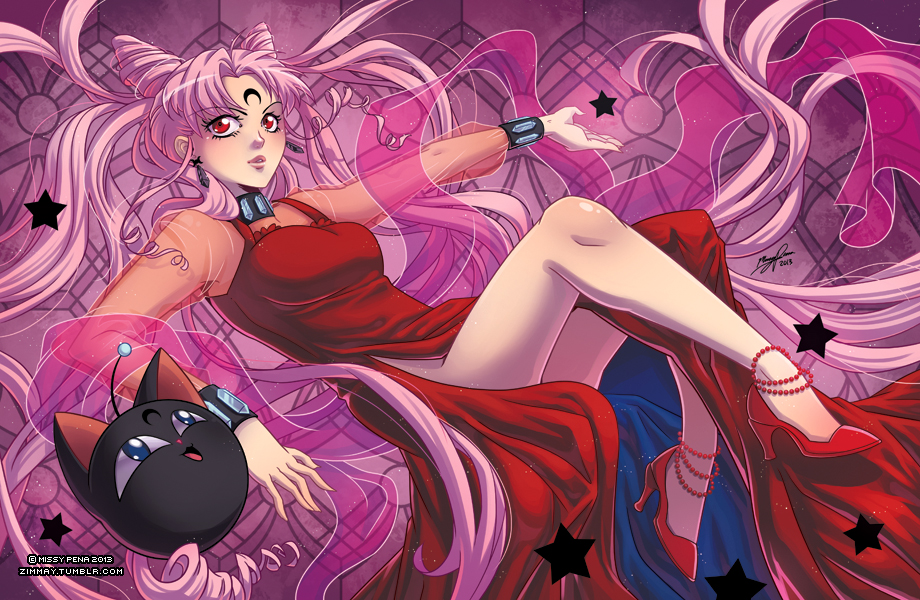 Black Lady Sailor Moon Wallpaper.