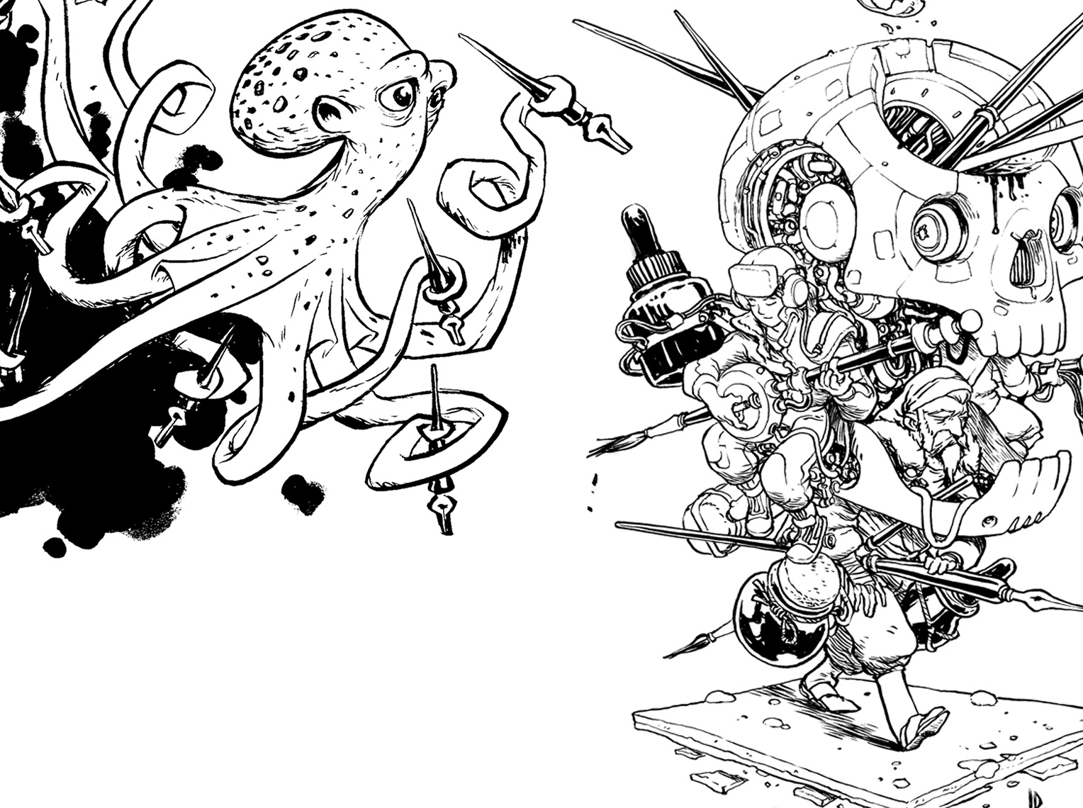 Inktober Awards by team on DeviantArt