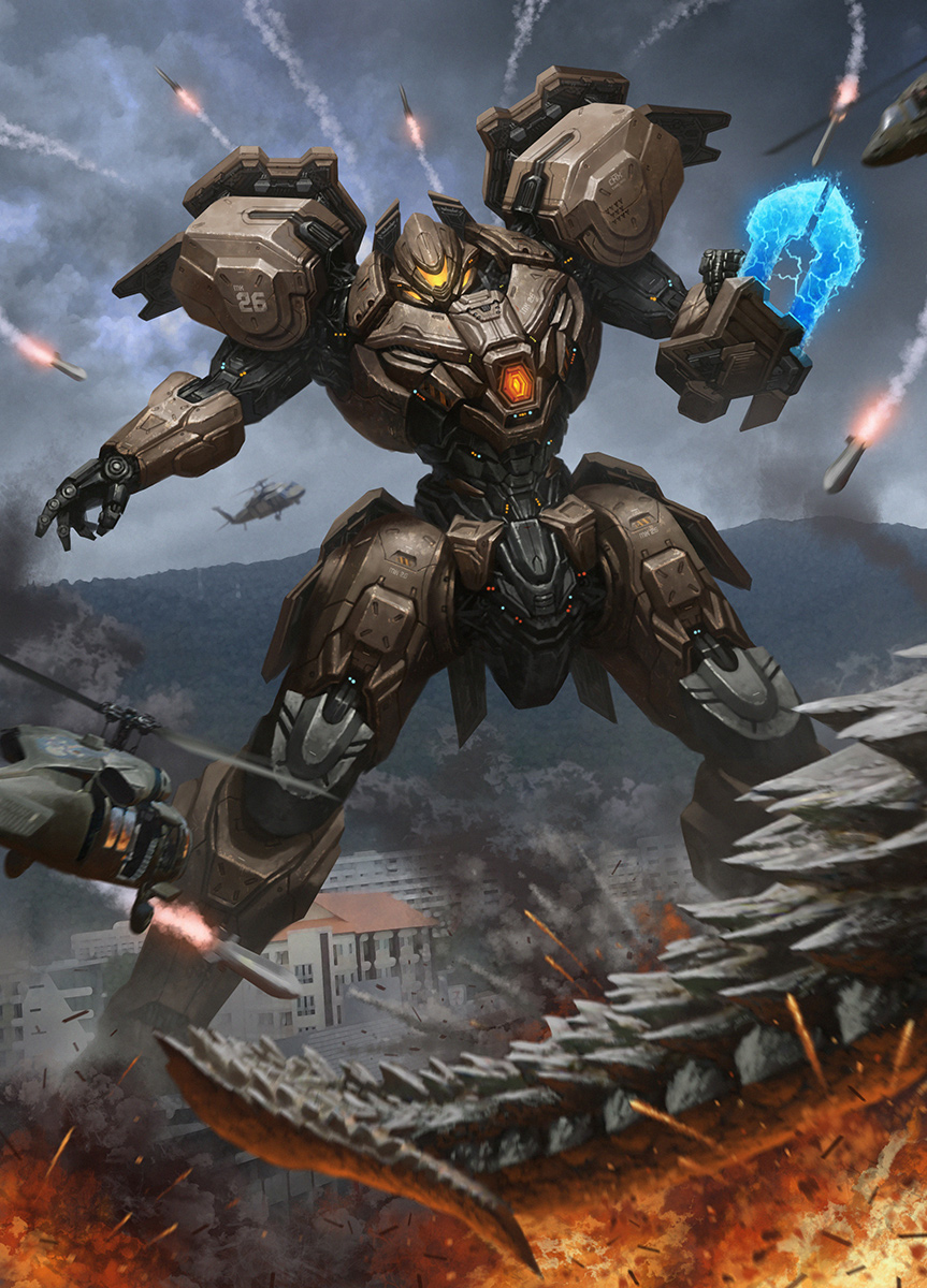 Pacific rim concept art jaeger